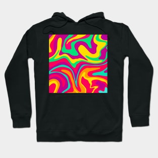 Psychedelic Colorful Design Hoodie